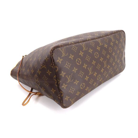 Louis Vuitton Monogram Neverfull GM Tote Bag Brown Gold Hardware - Picture 3 of 8